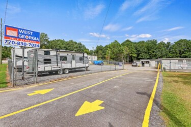 entrance to West Georgia Self Storage on Beulah Church Rd in Carrollton GA