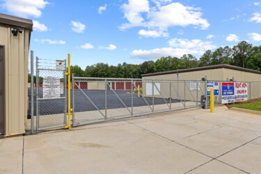 front gate at West Georgia Self Storage at 995 Old Bremen Road in Carrollton GA