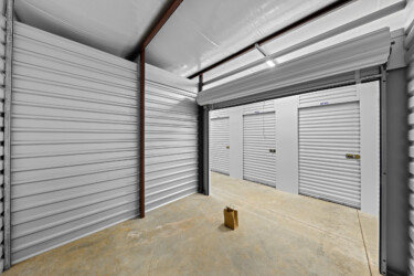 open temperature-controlled storage unit at West Georgia Self Storage at 995 Old Bremen Road in Carrollton GA