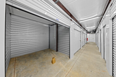 open temperature-controlled storage unit at West Georgia Self Storage at 995 Old Bremen Road in Carrollton GA