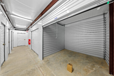 open temperature-controlled storage unit at West Georgia Self Storage at 995 Old Bremen Road in Carrollton GA